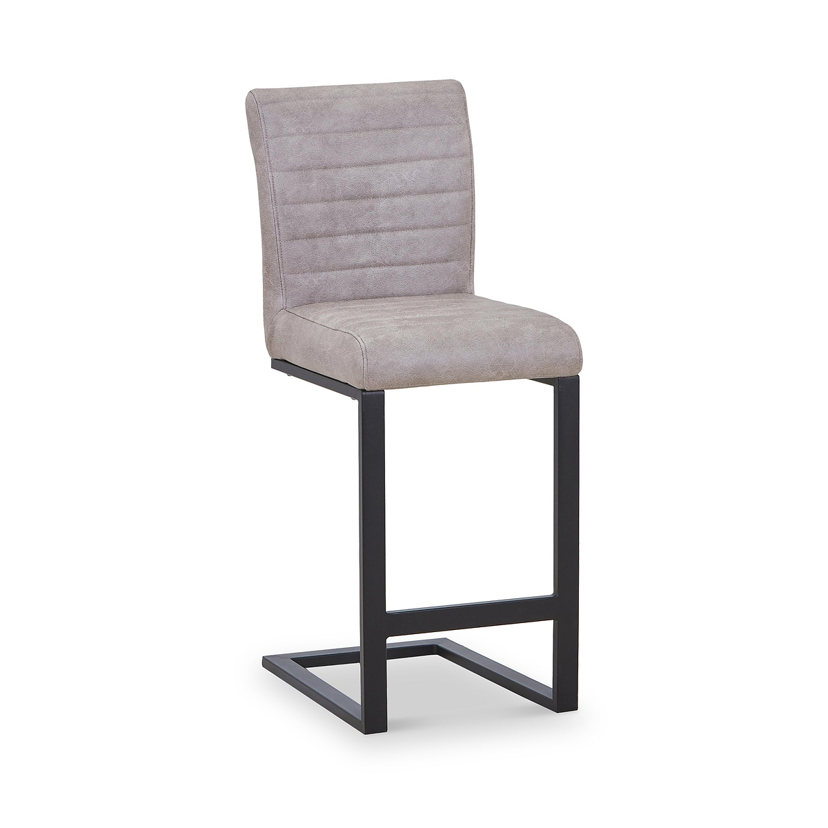 Rino Faux Leather Bar Stool Stone from Roseland Furniture