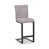 Rino Faux Leather Bar Stool Stone from Roseland Furniture