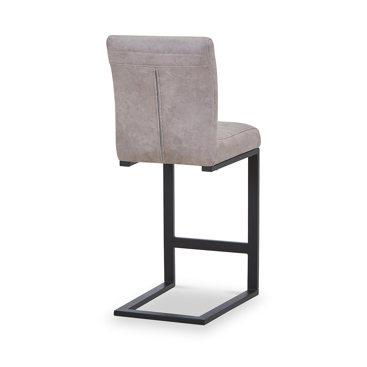Rino Faux Leather Bar Stool Stone from Roseland Furniture