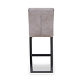 Rino Faux Leather Bar Stool Stone from Roseland Furniture