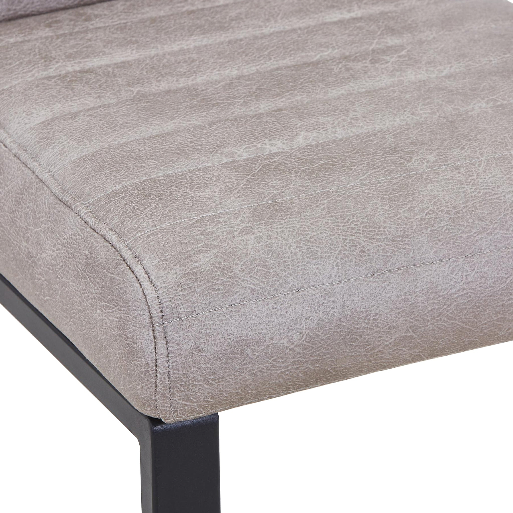 Rino Faux Leather Bar Stool Stone from Roseland Furniture