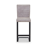 Rino Faux Leather Bar Stool Stone from Roseland Furniture