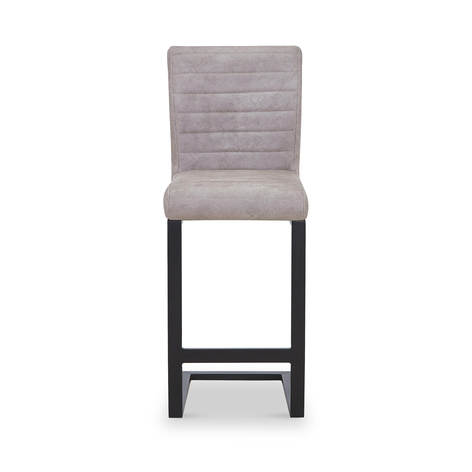 Rino Faux Leather Bar Stool Stone from Roseland Furniture