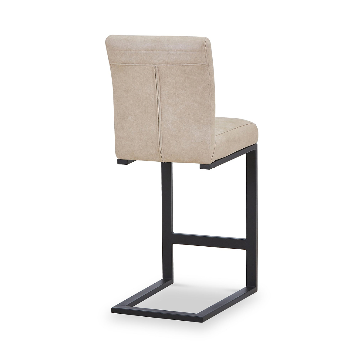 Rino Faux Leather Bar Stool Beige from Roseland Furniture