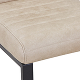 Rino Faux Leather Bar Stool Beige from Roseland Furniture