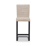Rino Faux Leather Bar Stool Beige from Roseland Furniture