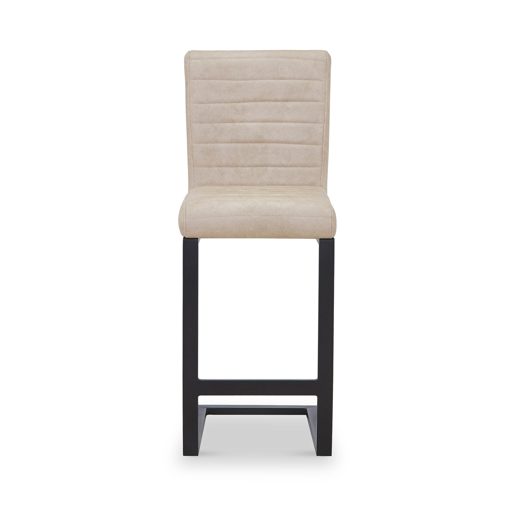 Rino Faux Leather Bar Stool Beige from Roseland Furniture