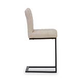Rino Faux Leather Bar Stool Beige from Roseland Furniture