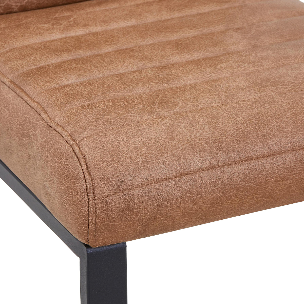 Rino Faux Leather Bar Stool Tan from Roseland Furniture
