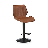 Morvah Faux Leather Bar Stool from Roseland Furniture