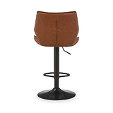 Morvah Faux Leather Bar Stool from Roseland Furniture