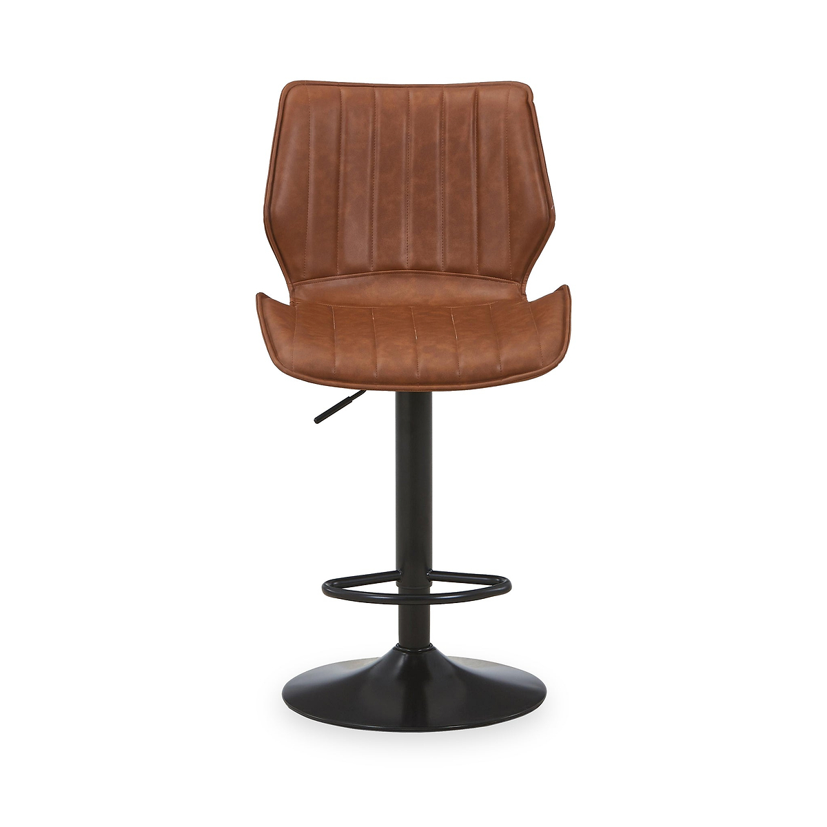 Morvah Faux Leather Bar Stool from Roseland Furniture