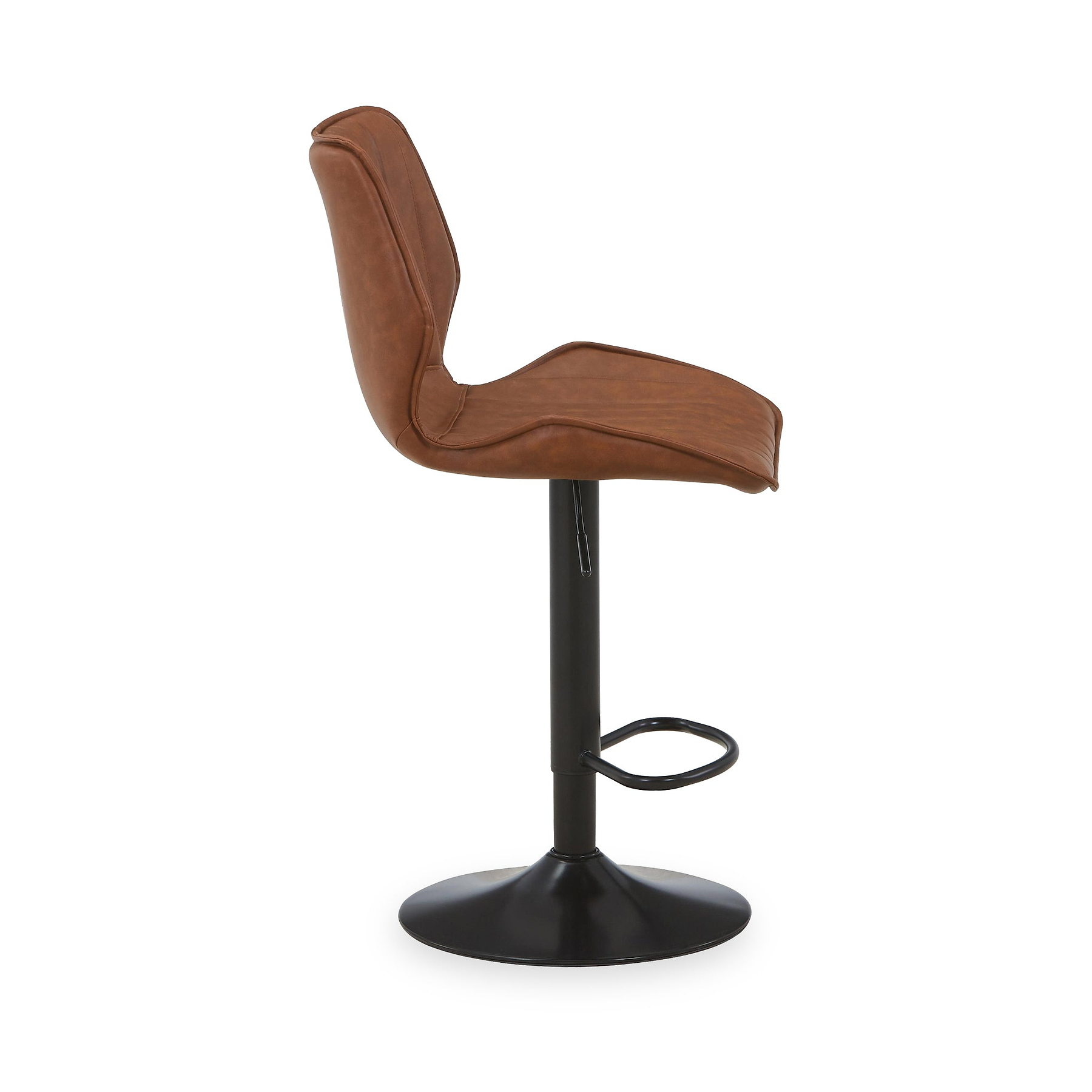 Morvah Faux Leather Bar Stool from Roseland Furniture