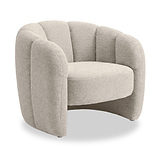 Hollie Accent Chair Champagne from Roseland Furniture