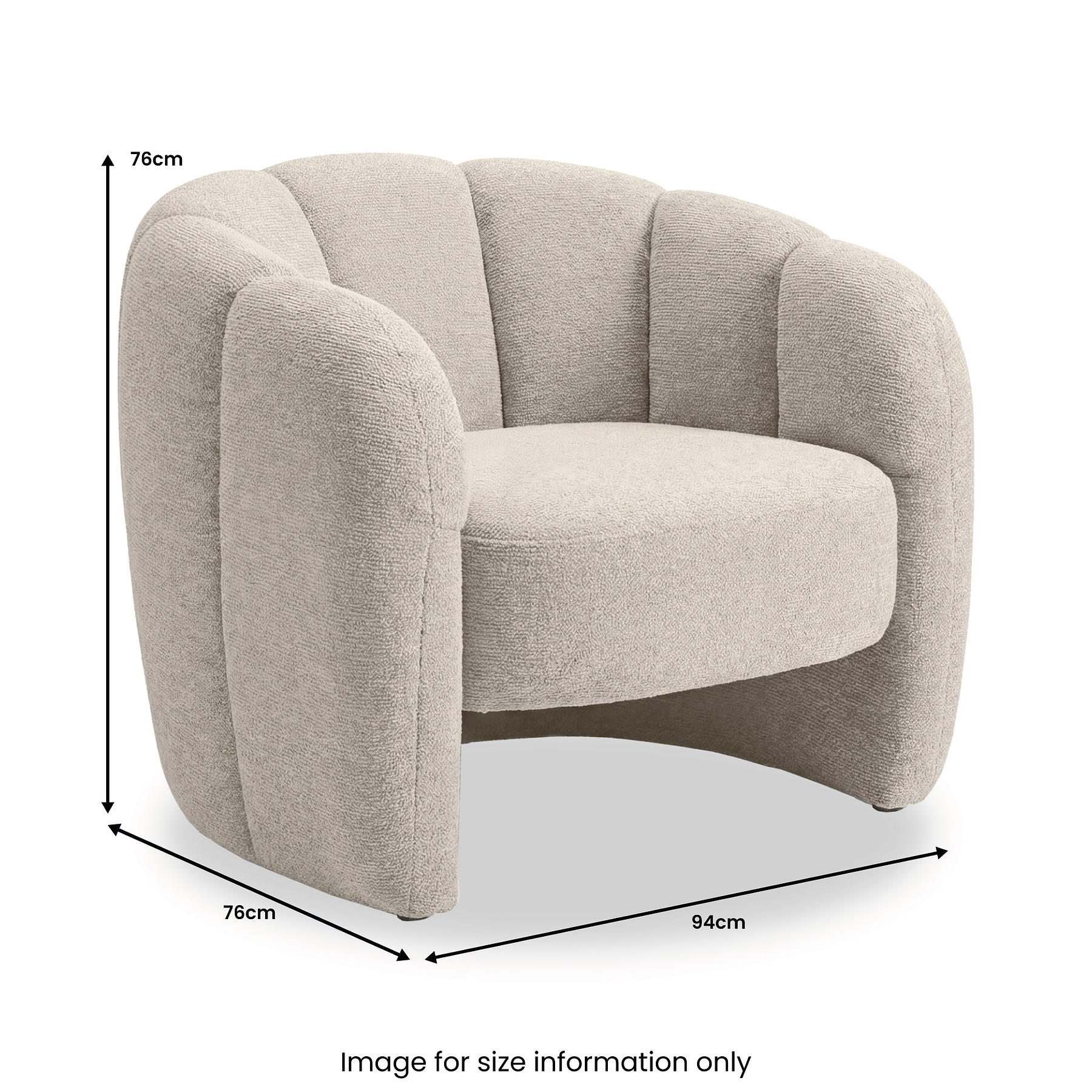 Hollie Accent Chair Champagne from Roseland Furniture