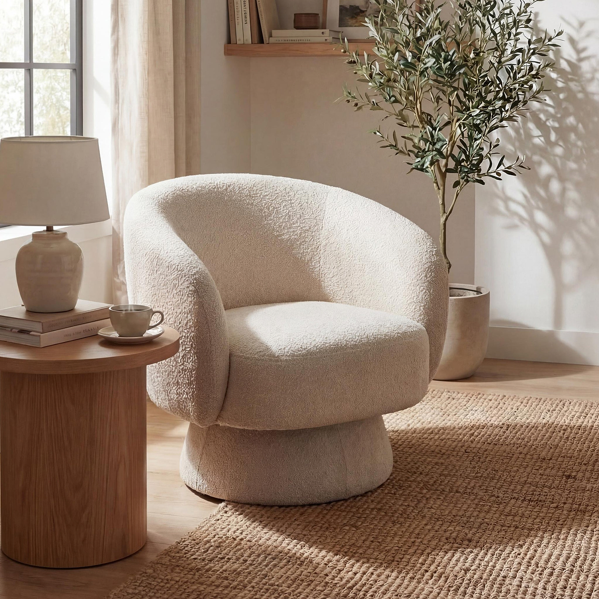 Vance Accent Chair Champagne from Roseland Furniture