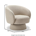 Vance Accent Chair Champagne from Roseland Furniture