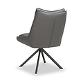 Sable Faux Leather Dining Chair Grey from Roseland Furniture
