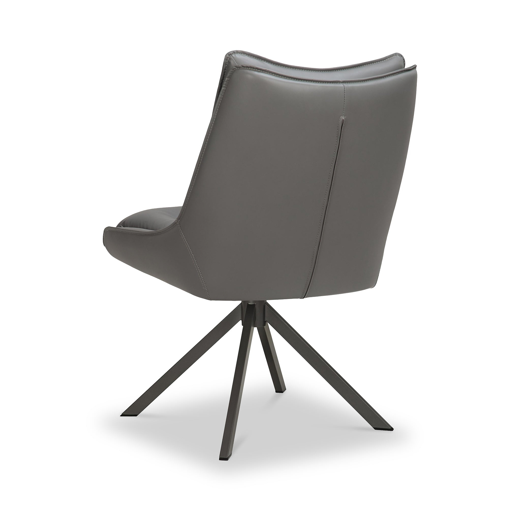 Sable Faux Leather Dining Chair Grey from Roseland Furniture