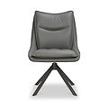 Sable Faux Leather Dining Chair Grey from Roseland Furniture