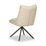 Sable Faux Leather Dining Chair Stone from Roseland Furniture