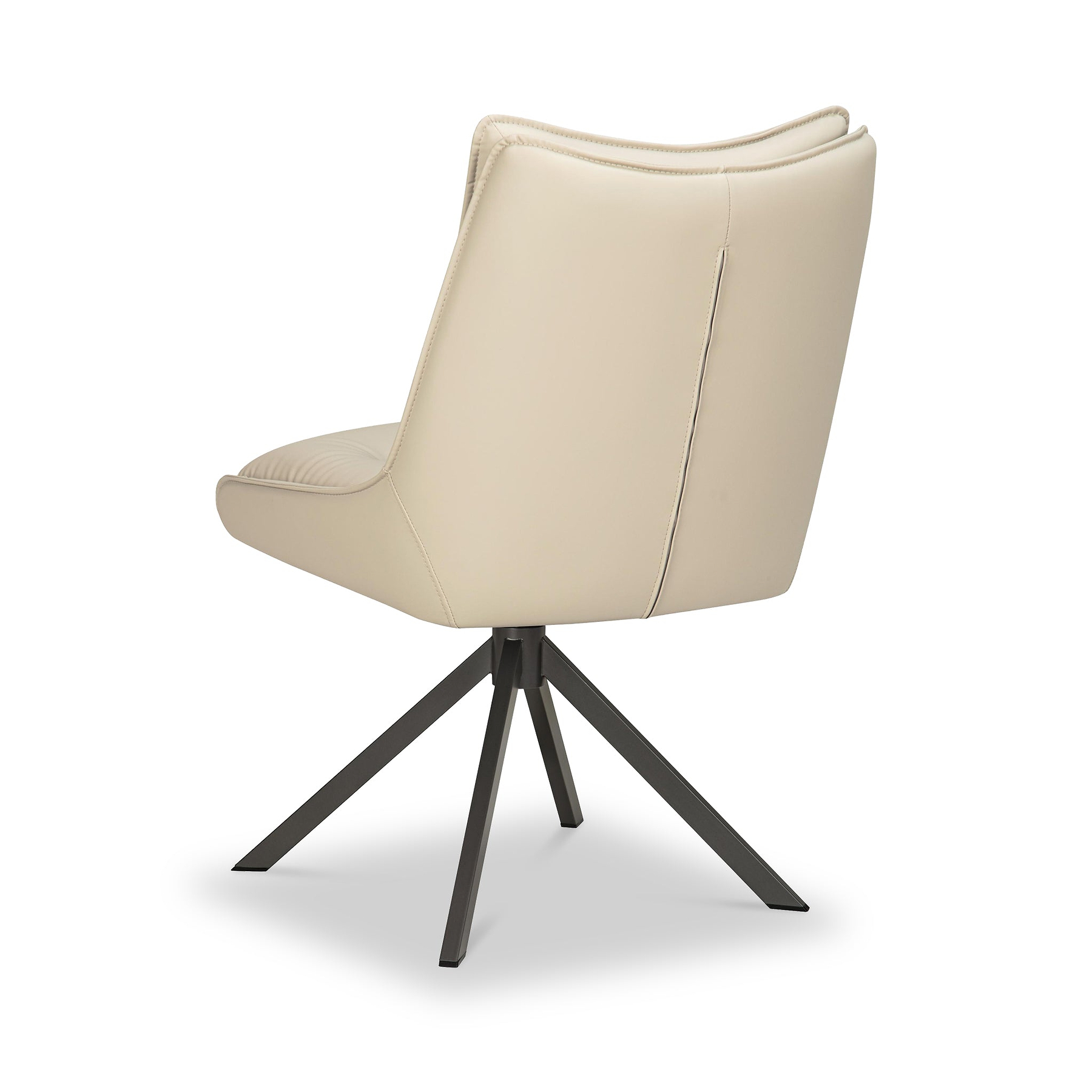 Sable Faux Leather Dining Chair Stone from Roseland Furniture