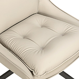 Sable Faux Leather Dining Chair Stone from Roseland Furniture