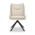Sable Faux Leather Dining Chair Stone from Roseland Furniture