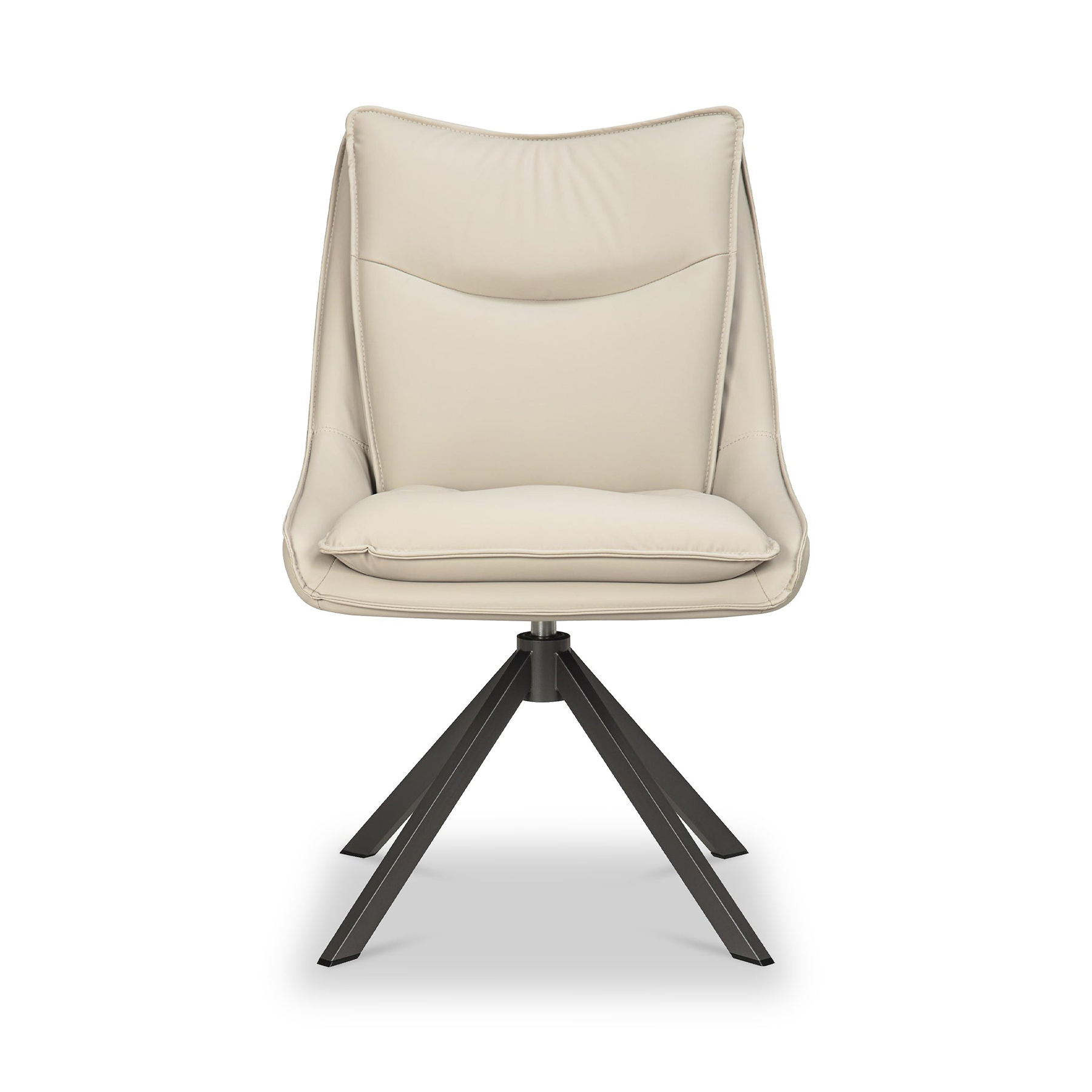 Sable Faux Leather Dining Chair Stone from Roseland Furniture