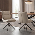 Sable Faux Leather Dining Chair Stone from Roseland Furniture