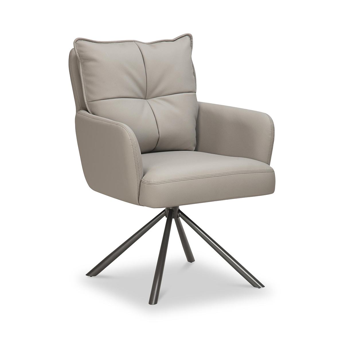 Sterling Faux Leather Dining Chair Latte from Roseland Furniture