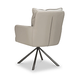 Sterling Faux Leather Dining Chair Latte from Roseland Furniture
