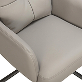 Sterling Faux Leather Dining Chair Latte from Roseland Furniture