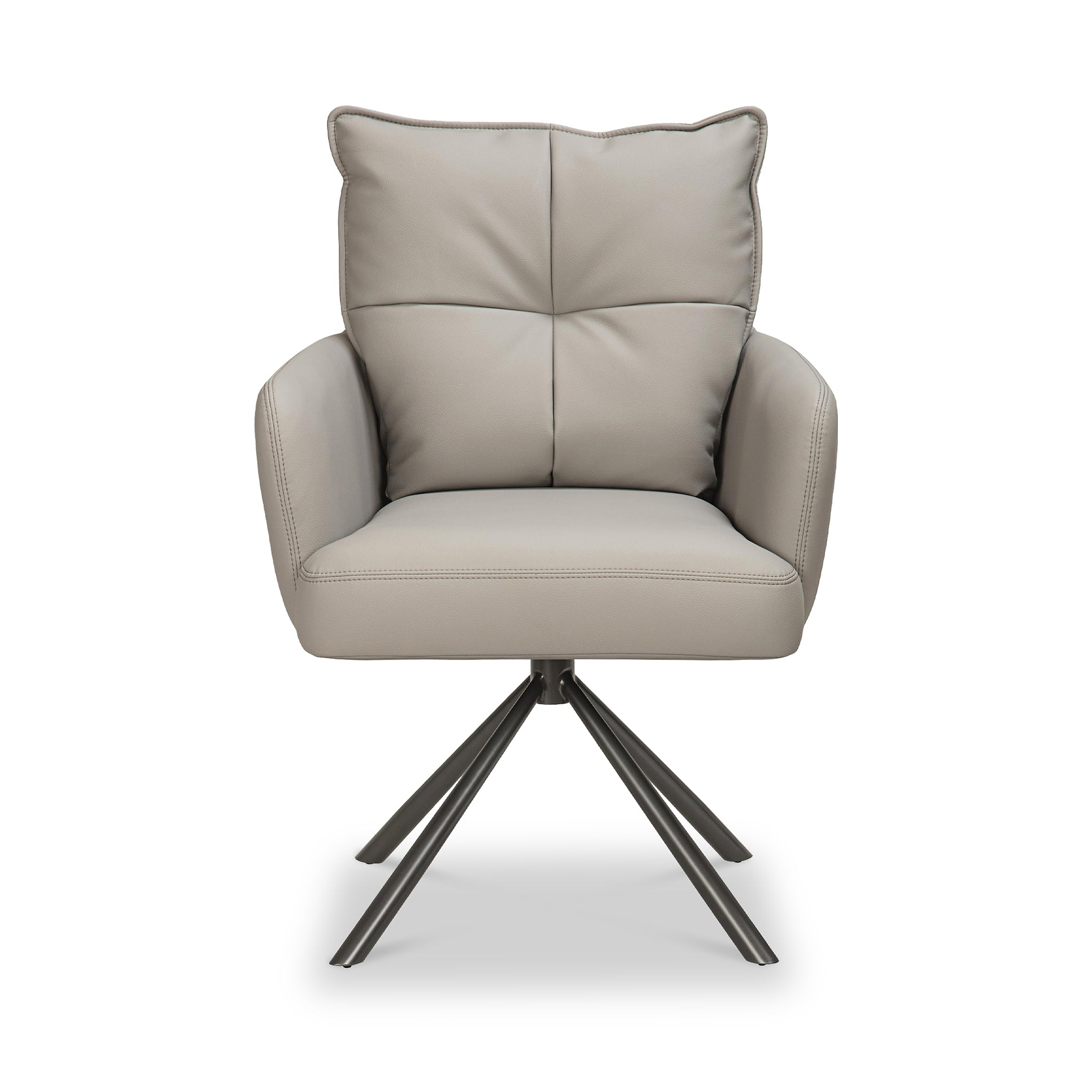 Sterling Faux Leather Dining Chair Latte from Roseland Furniture
