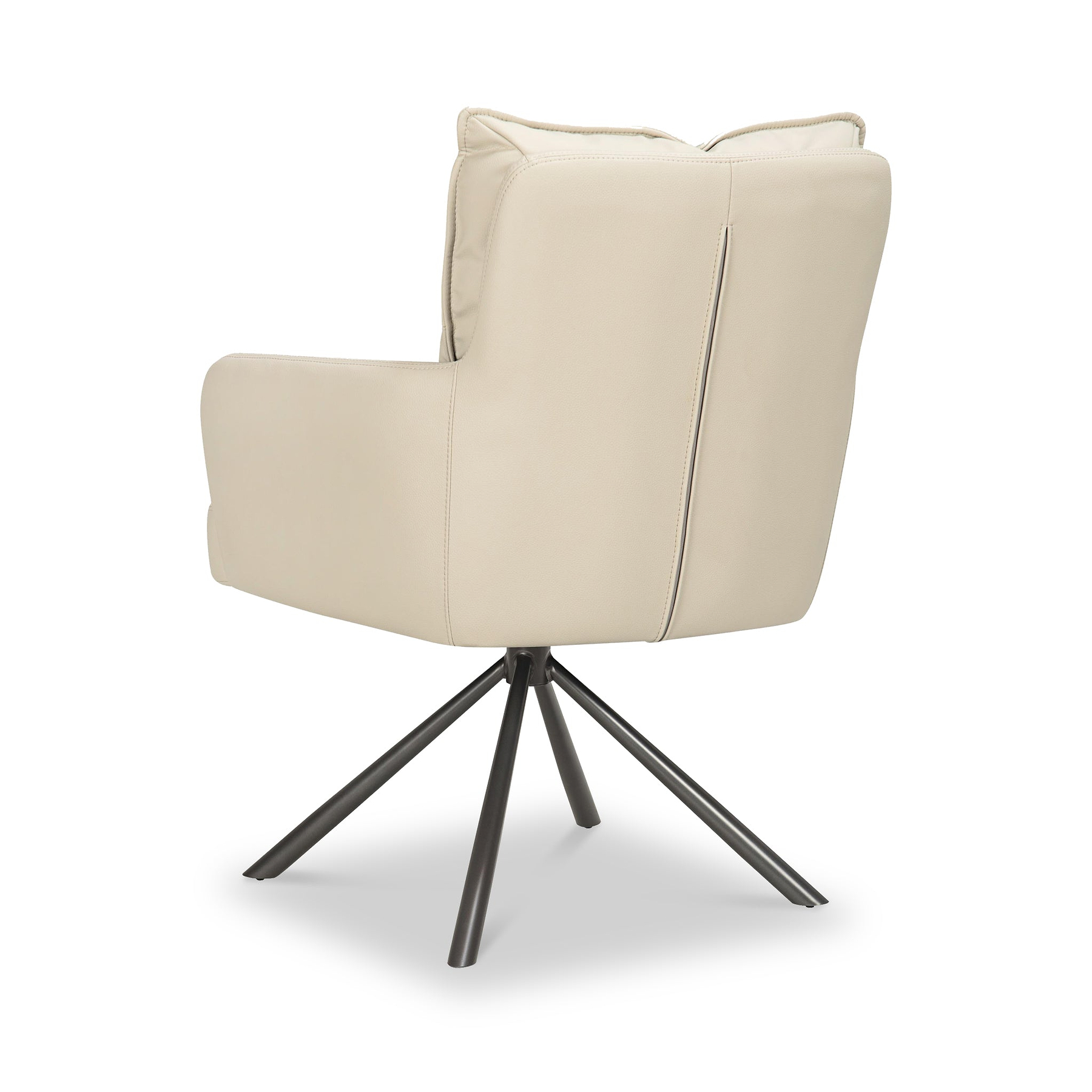 Sterling Faux Leather Dining Chair Taupe from Roseland Furniture