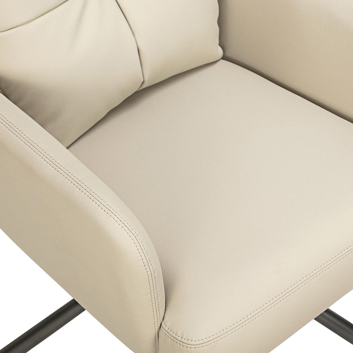 Sterling Faux Leather Dining Chair Taupe from Roseland Furniture