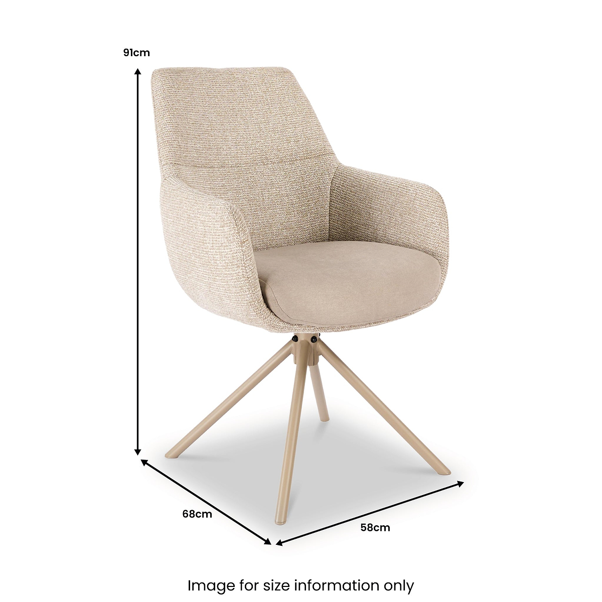 Penny Tweed Dining Chair from Roseland Furniture