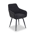 Leigh Dining Chair Charcoal from Roseland Furniture