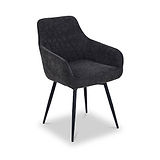 Leigh Dining Chair Charcoal from Roseland Furniture