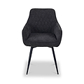 Leigh Dining Chair Charcoal from Roseland Furniture