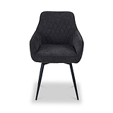 Leigh Dining Chair Charcoal from Roseland Furniture