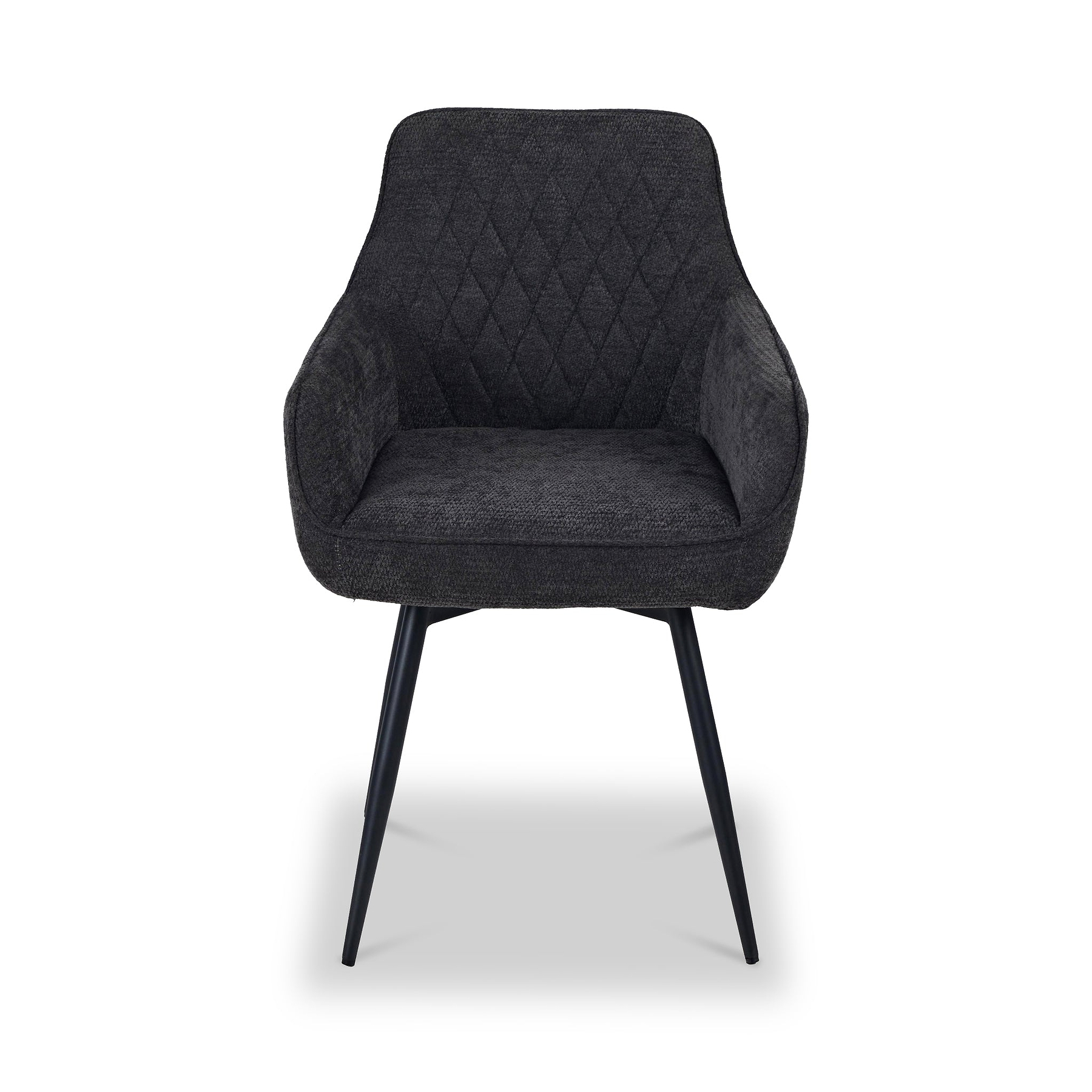 Leigh Dining Chair Charcoal from Roseland Furniture