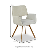 Carmen Carver Dining Chair from Roseland Furniture