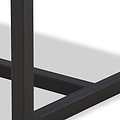 Brando Faux Leather Dining Bench Brown from Roseland Furniture