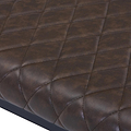 Brando Faux Leather Dining Bench Brown from Roseland Furniture