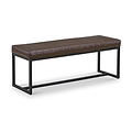 Valero Faux Leather Dining Bench from Roseland Furniture
