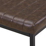 Valero Faux Leather Dining Bench from Roseland Furniture