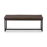 Valero Faux Leather Dining Bench from Roseland Furniture