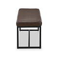 Valero Faux Leather Dining Bench from Roseland Furniture
