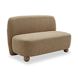 Amora Small 2 Seater Sofa Mocha from Roseland Furniture